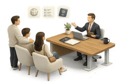 business setup and visa
